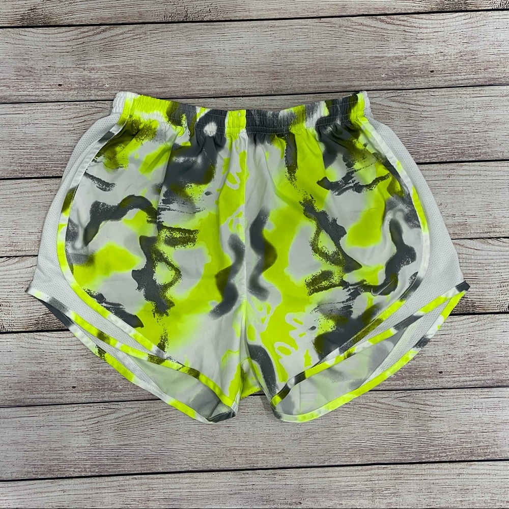 Nike | Dri-fit running shorts: neon